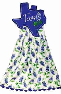TOWEL, BLUE BONNET